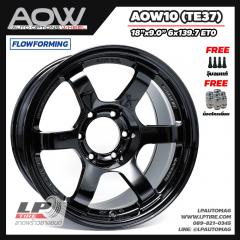 ล้อแม็ก AOW10 TE37 FlowForming 18นิ้ว สีBLACK
