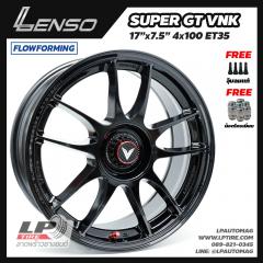 ล้อแม็ก LENSO VENOM SUPER GT VNK LITETECH+ FlowForming 17นิ้ว สีBLACK