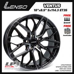 ล้อแม็ก LENSO VENTUS 18นิ้ว สีดำเงาหน้าชา