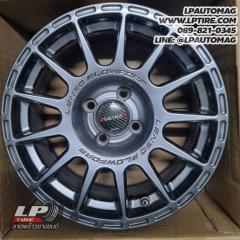 N ล้อแม็กมือสอง LENSO VENOM-7 LITETECH+ FlowForming 15นิ้ว สีHyper Black