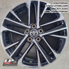 N ล้อแม็กมือสอง TOYOTA CAMRY ลายก้านคู่ทูโทน 18นิ้ว สีดำหน้าเงา