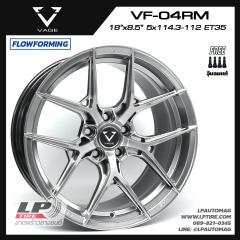 ล้อแม็ก VAGE Wheels รุ่น VF04RM FlowForming 18นิ้ว สีDIAMOND BLACK