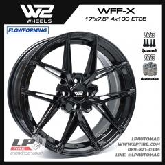 ล้อแม็ก W2 Wheels WFF-X FlowForming 17นิ้ว สีBLACK