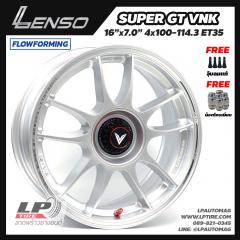 ล้อแม็ก LENSO VENOM SUPER GT-VNK LITETECH+ FlowForming 16นิ้ว สีSILVER
