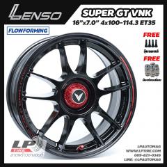ล้อแม็ก LENSO VENOM SUPER GT-VNK LITETECH+ FlowForming 16นิ้ว สีBLACK