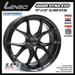 ล้อแม็ก LENSO JAGER DYNA EVO LITETECH+ FlowForming 17นิ้ว สีBLACK