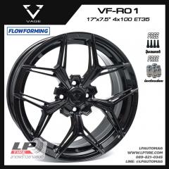 ล้อแม็ก VAGE wheels รุ่น VFR01 FlowForming 17นิ้ว สีBLACK